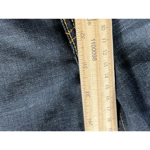 Levis 513 Jeans Medium Wash Denim Blue Straight Leg Slim Fit Mens Size 33x32 - Picture 7 of 11